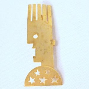 Jewelry - Funky Boho Gold-toned Art Pin Brooch Jewelry - Funky Boho Gold-toned Art Pin Brooch